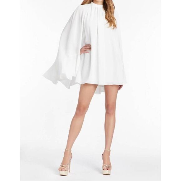 Amanda Uprichard Sancerre Mini Dress in Ivory - Picture 3 of 7